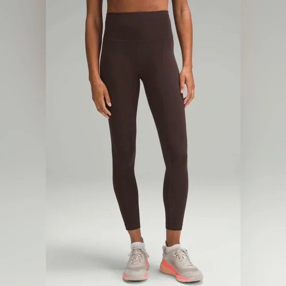 🆕Lululemon🍋Wunder Train High-Rise Tight 25" Color Espresso Sz 6 - Picture 4 of 10
